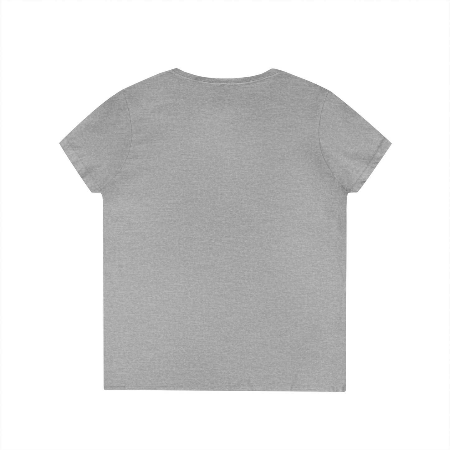 Ladies' V-Neck T-Shirt — Vintage DPF Baseball Logo Graphic Tee
