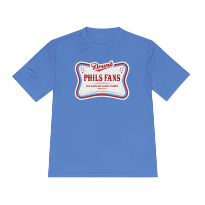 Vintage Sports Fan Tee - Drunk PHILS FANS - Perfect Gift for Gamers, Tailgating, Baseball Games, Father's Day, and Summer Fun