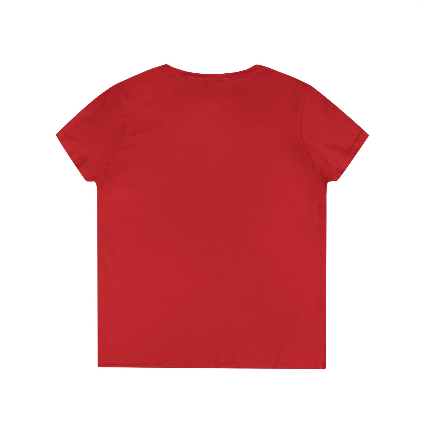 Ladies' V-Neck T-Shirt — Vintage DPF Baseball Logo Graphic Tee