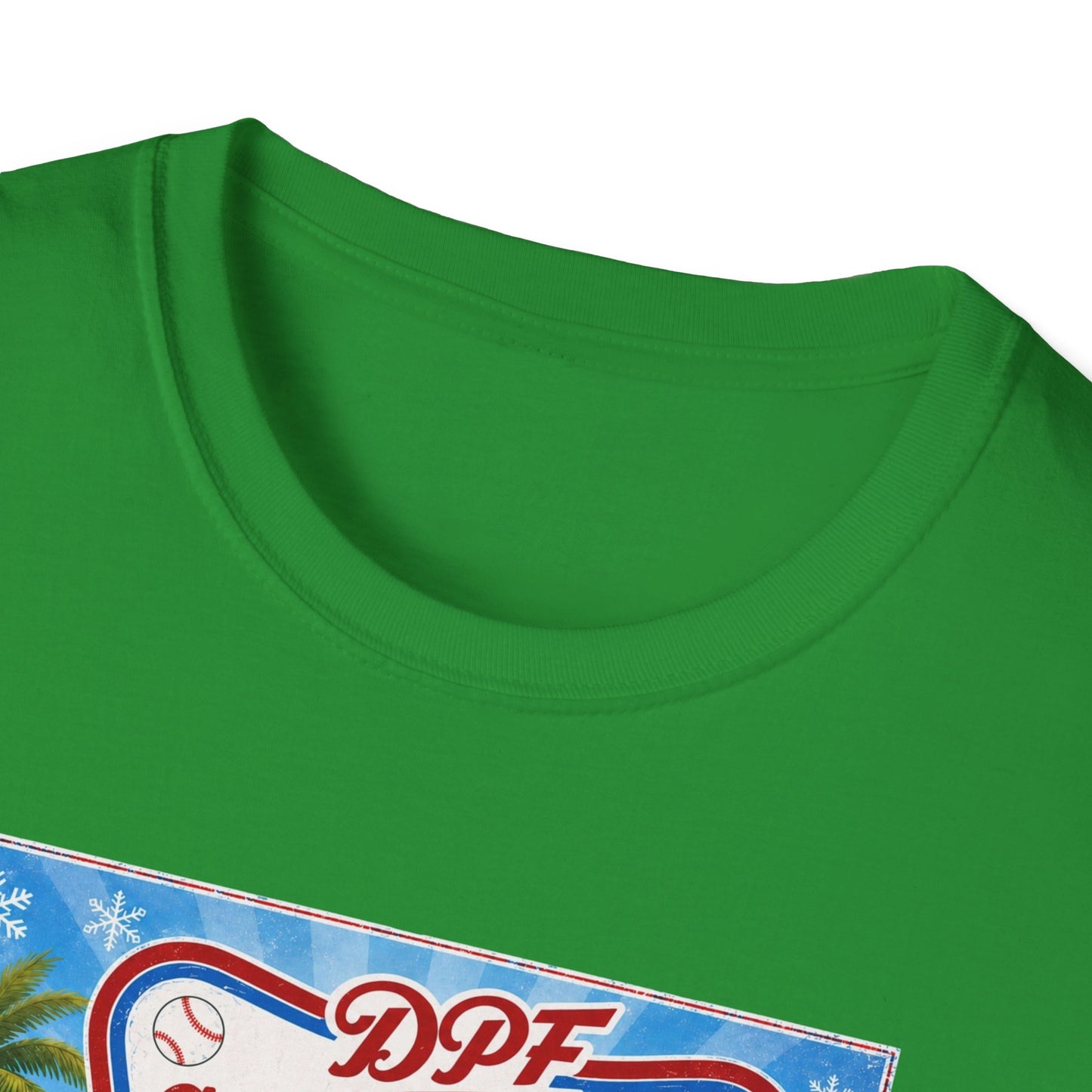DPF Christmas in July T-Shirt — Retro Tropical Holiday Tee