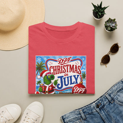 DPF Christmas in July T-Shirt — Retro Tropical Holiday Tee