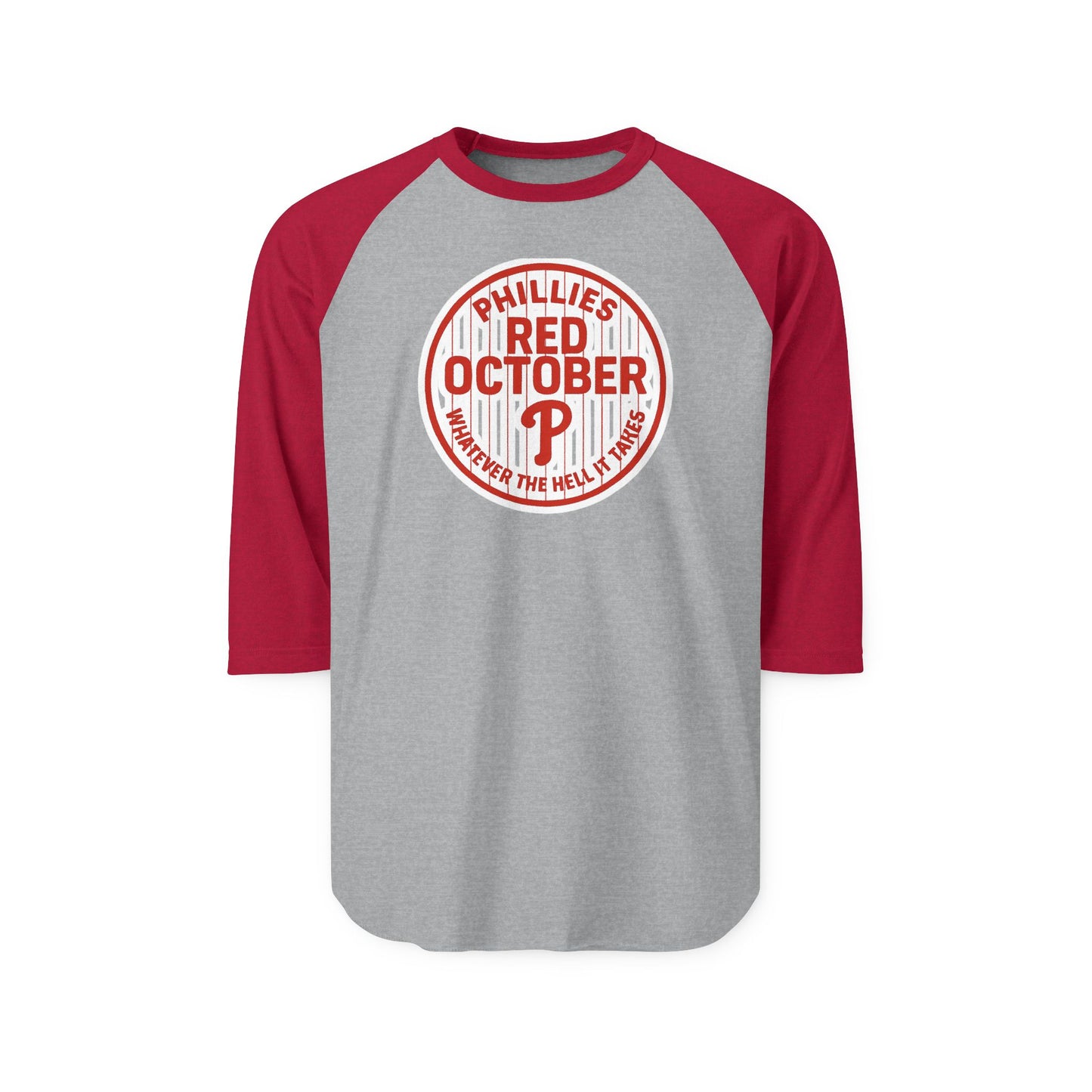 Whatever the Hell It Takes DPF Red October Raglan Shirt