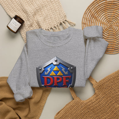 Gaming Shield Crewneck Sweatshirt – DPF Emblem