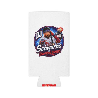 DJ Schwarbs 'Dropping Bombs' Baseball Fan Koozie FTM on bottom!