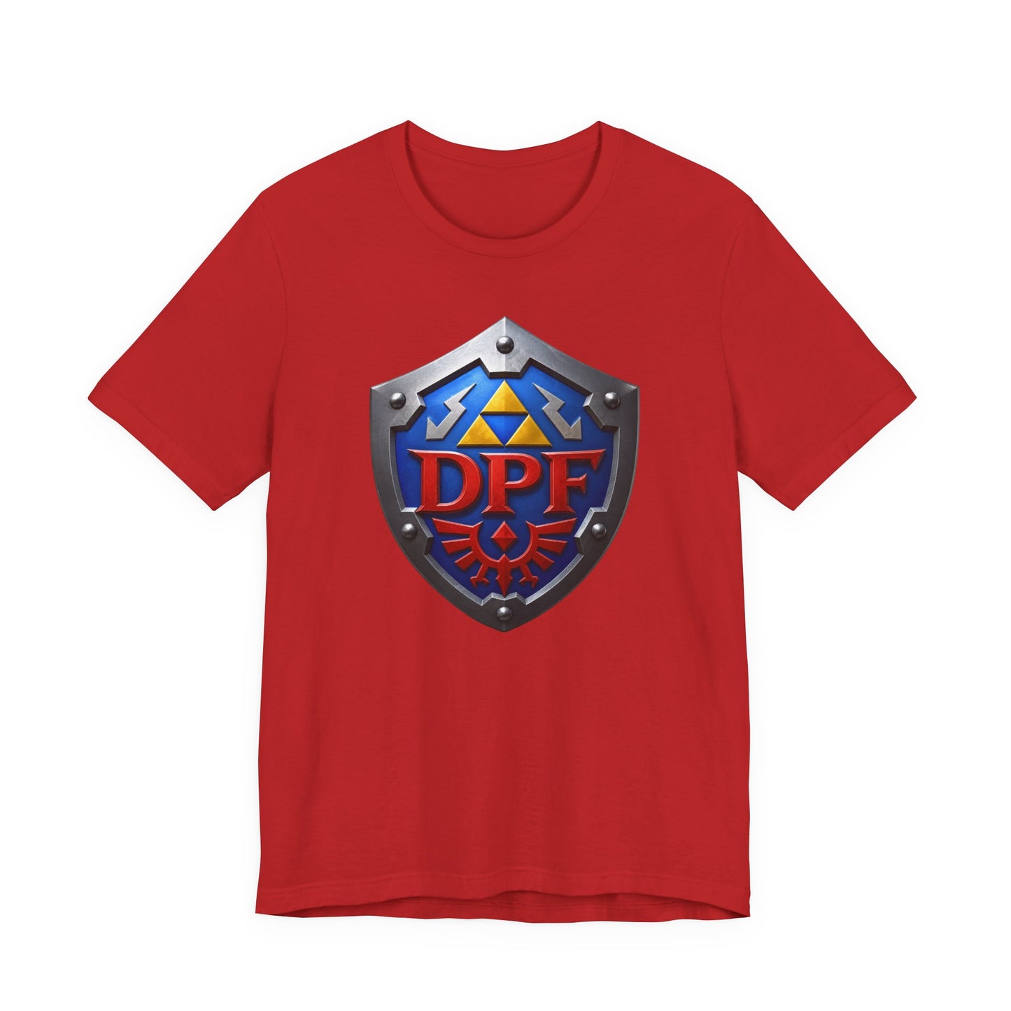 Shield Logo T-Shirt — DPF Crest Gamer Tee