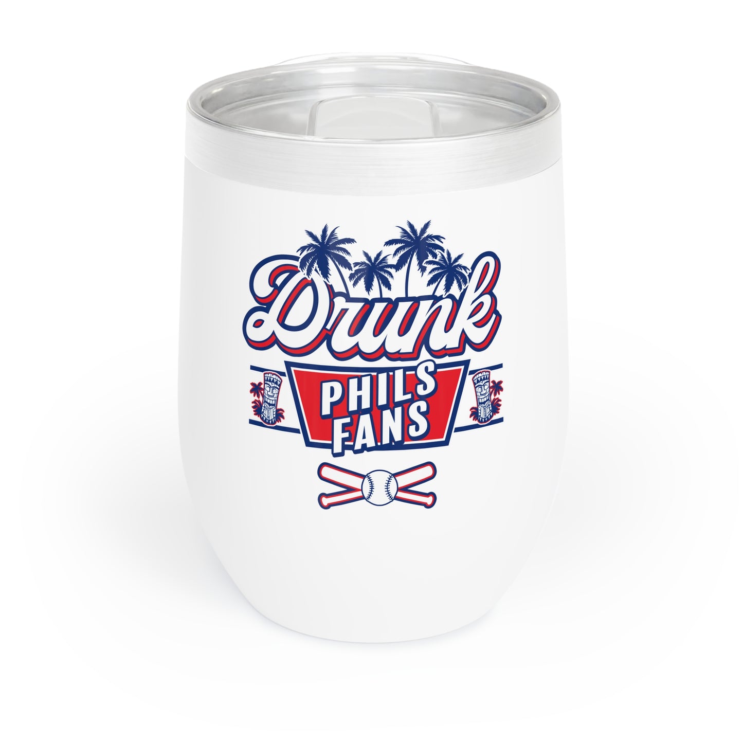 Wine Tumbler - DPF, Wine, and Phillies Design