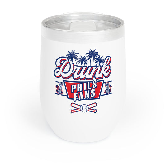 Wine Tumbler - DPF, Wine, and Phillies Design