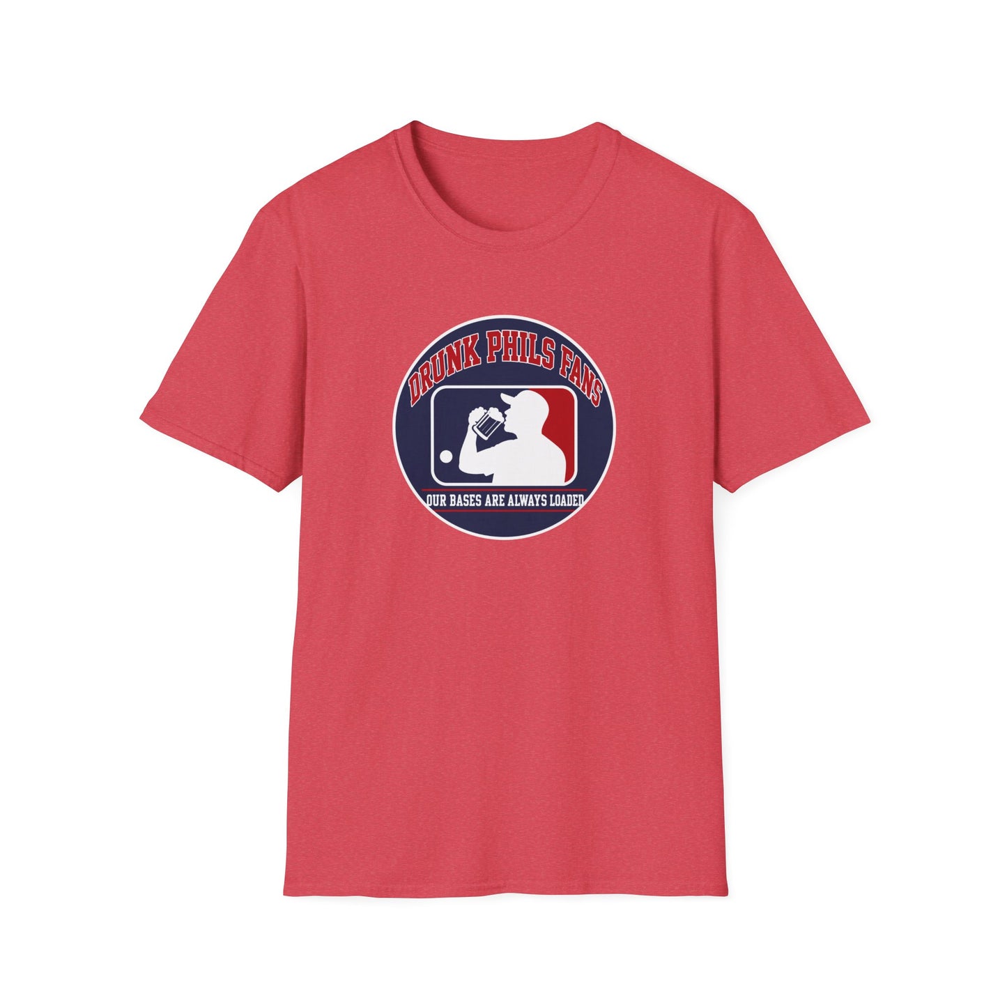 Drunk Phils Fans Baseball Tee — Funny Phillies Drinking Shirt