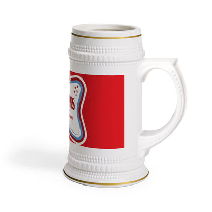 DPF Beer Stein Mug — “Drunk Phils Fans” Novelty Baseball Fan Beer Stein