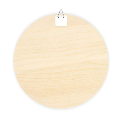 DPF Hex Round Wood Sign — “Good Luck Good Beer” Drunk Fans Retro Bar Decor