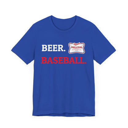 DFP Baseball Tee - DPF and the Phillies and Beer go hand in hand