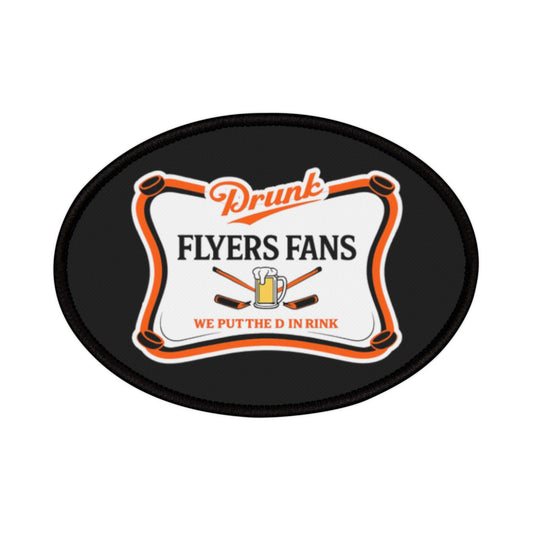 Iron-On Patch - 'Drunk Flyers Fans' Patch