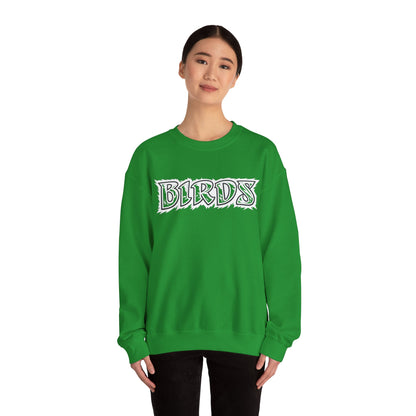 DEF Crewneck Sweatshirt - 'BIRDS' Graphic Streetwear Pullover