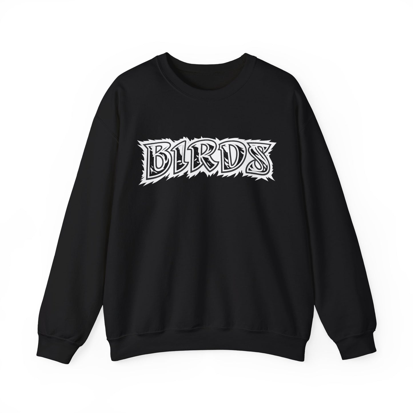 DEF Crewneck Sweatshirt - 'BIRDS' Graphic Streetwear Pullover