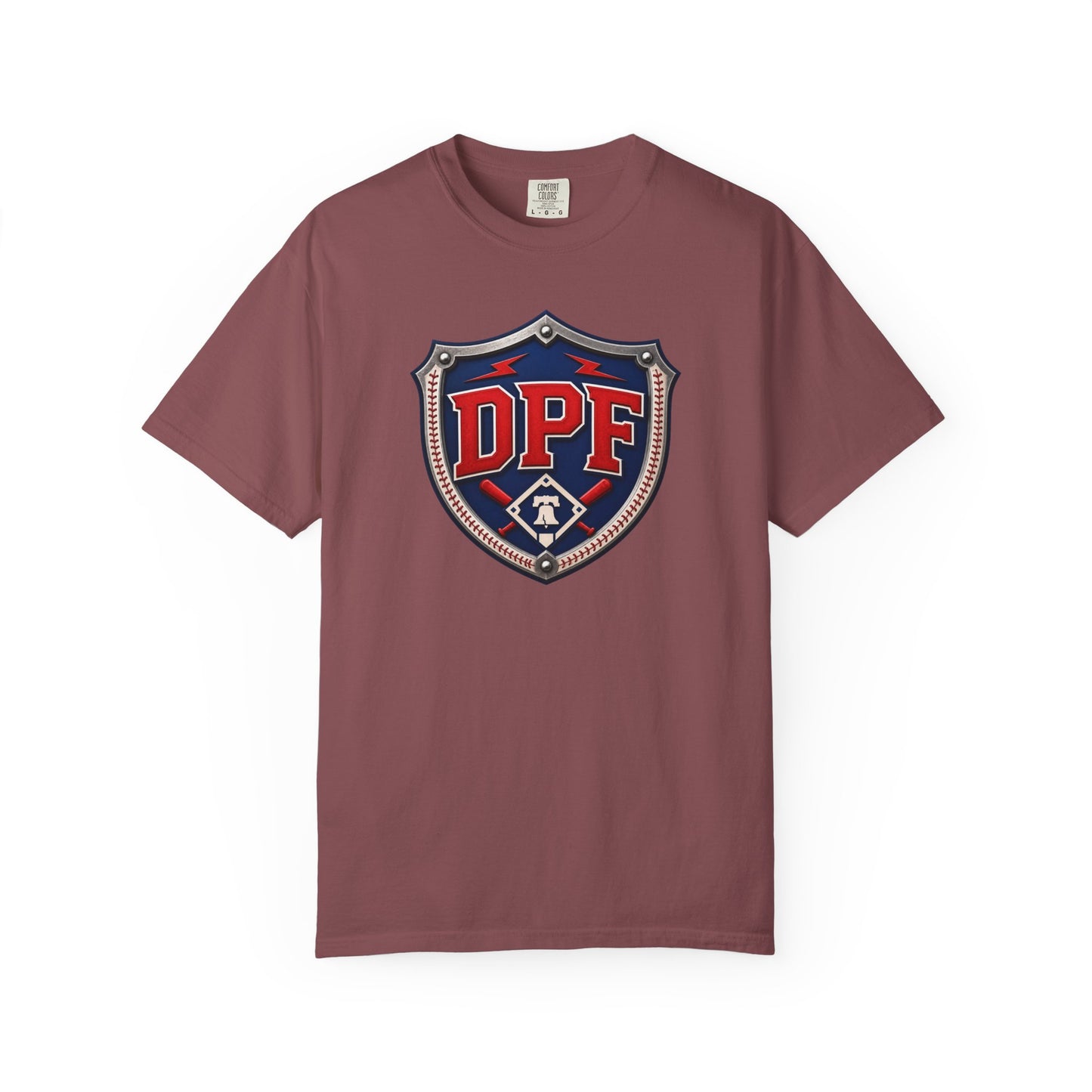 DPF Shield T-Shirt — Vintage Athletic Logo Tee