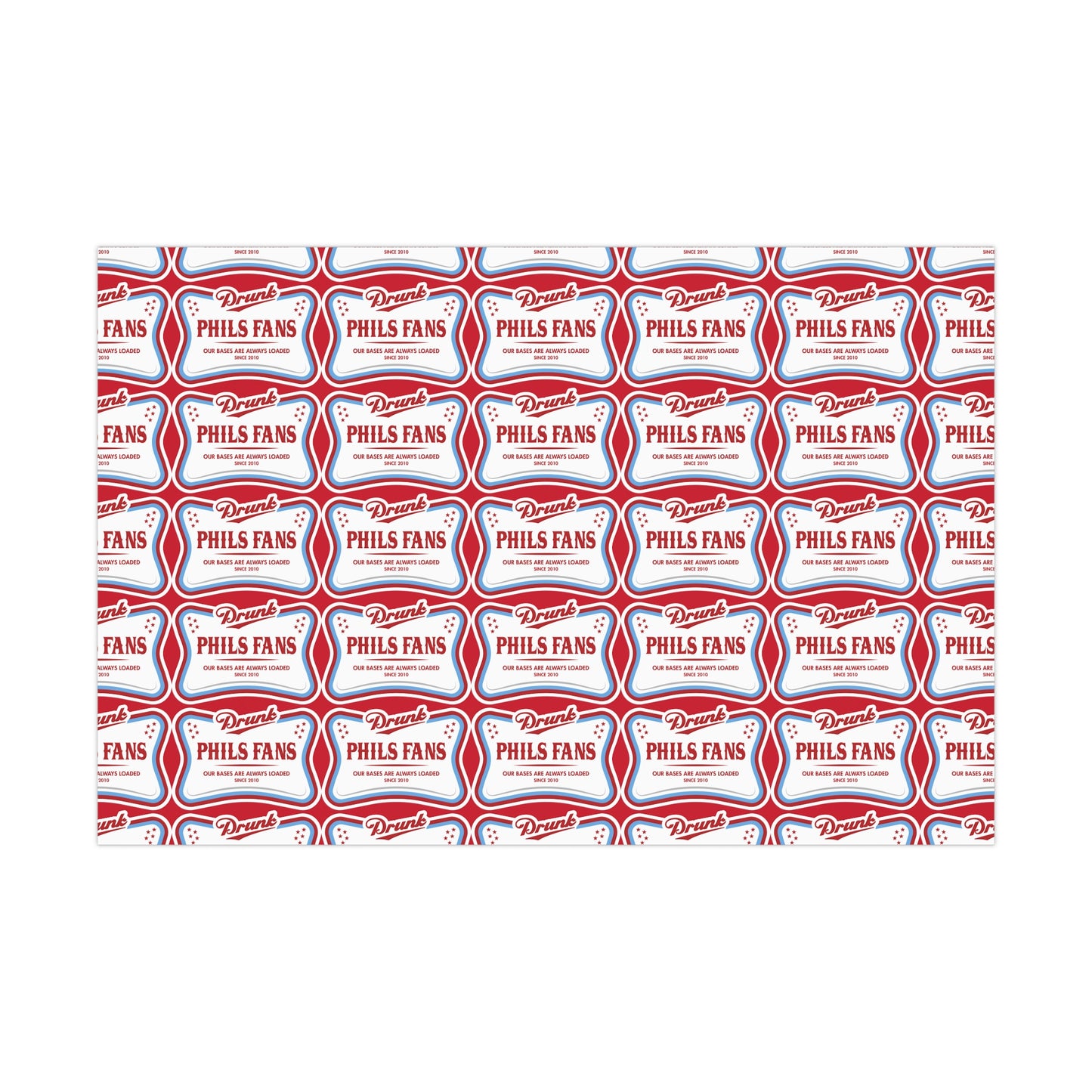 Gift Wrap Papers for Sports Fans, Unique Party Wrapping Paper, Phillies Theme Gift Wrap, Fun Celebration Supplies, Birthday Wrapping, [...]