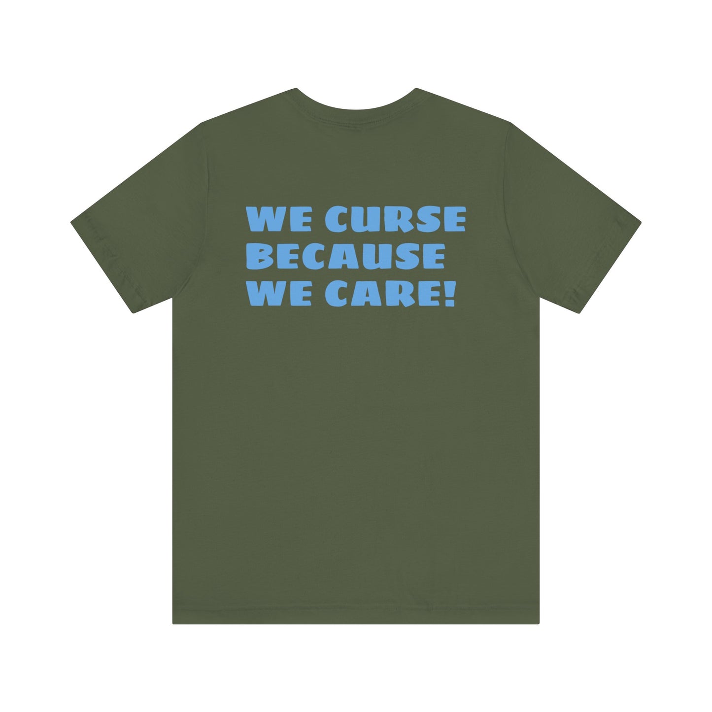 We Curse Because We Care Drunk Phils Fans Crossed Bat Tee