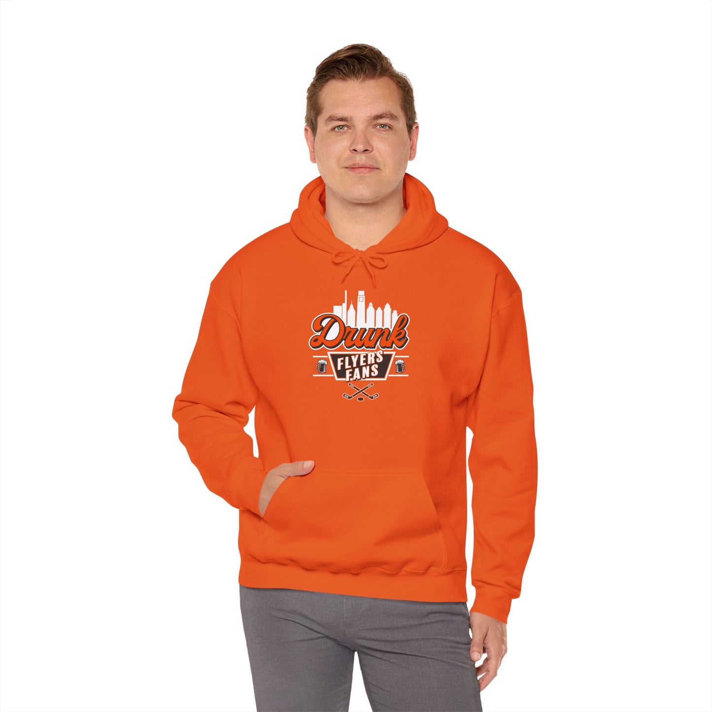 Drunk Flyers Fans Orange Crush Hooded Sweatshirt