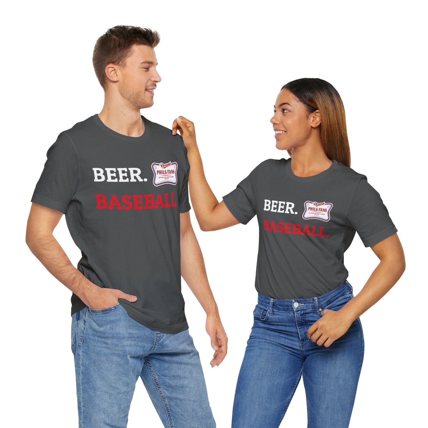 DFP Baseball Tee - DPF and the Phillies and Beer go hand in hand