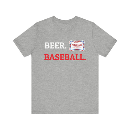 DFP Baseball Tee - DPF and the Phillies and Beer go hand in hand