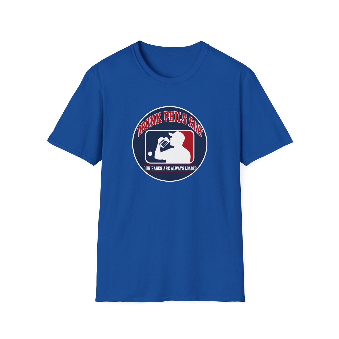 Drunk Phils Fans Baseball Tee — Funny Phillies Drinking Shirt