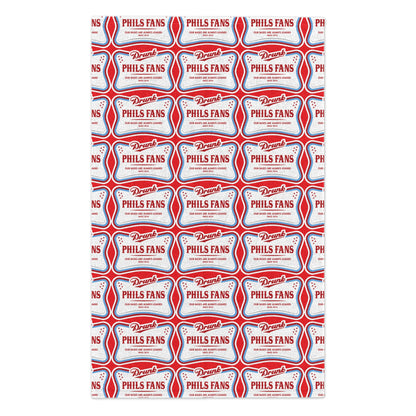 Drunk Phils Fans Rally Towel, Sports Towel, Game Day Essential, Cheer Towel, Philadelphia Phillies Gift
