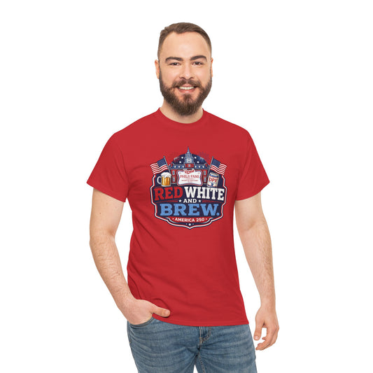 DPF Red White and Brew Tee - Patriotic 4th of July T-Shirt