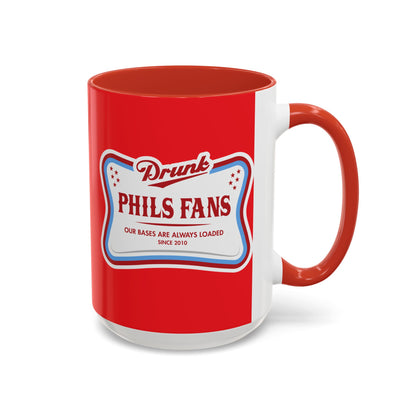 Drunk Phils Fans FTM Coffee Mug — Funny Baseball Fan Gift (11/15 oz)