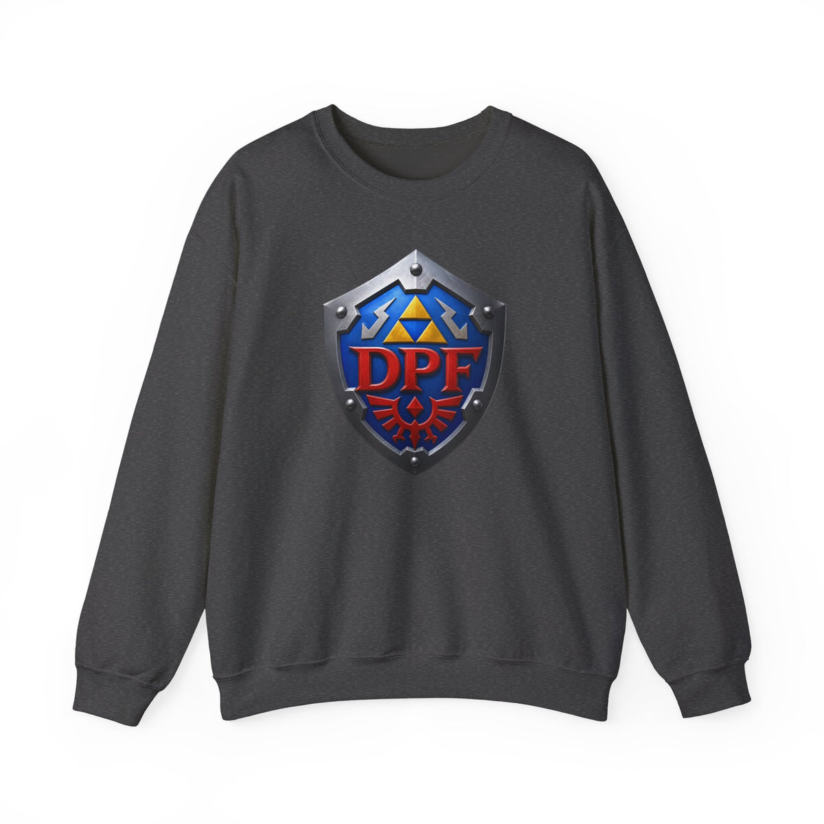 Gaming Shield Crewneck Sweatshirt – DPF Emblem