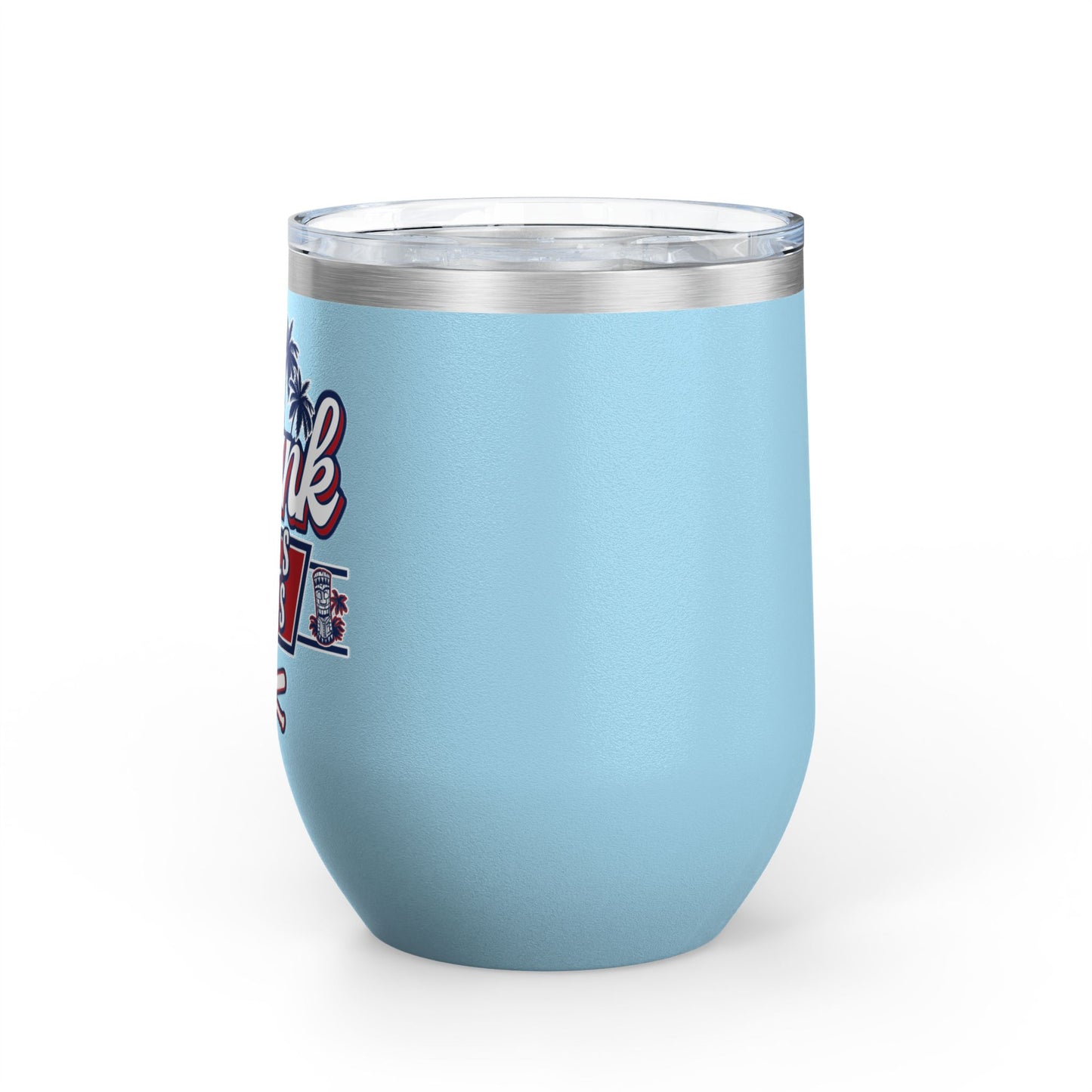 Drunk Phils Fans Wine Tumbler - 12oz Insulated Cup for Baseball Lovers, Perfect for Celebrations & Tailgating