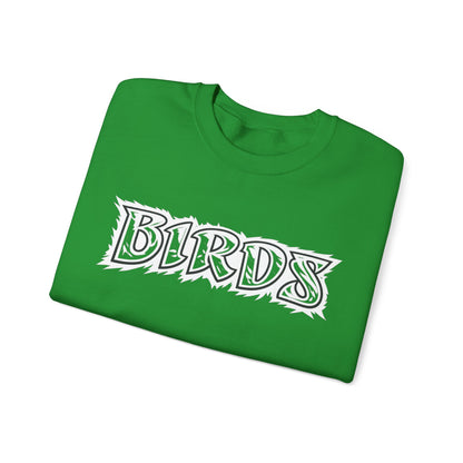 DEF Crewneck Sweatshirt - 'BIRDS' Graphic Streetwear Pullover