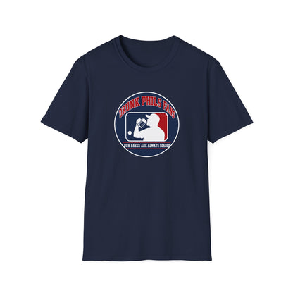 Drunk Phils Fans Baseball Tee — Funny Phillies Drinking Shirt