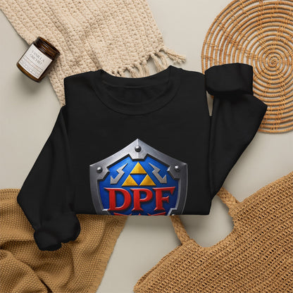 Gaming Shield Crewneck Sweatshirt – DPF Emblem