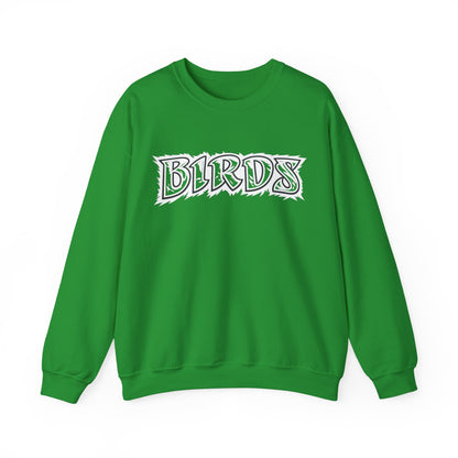 DEF Crewneck Sweatshirt - 'BIRDS' Graphic Streetwear Pullover