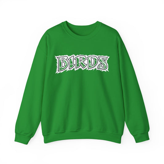 DEF Crewneck Sweatshirt - 'BIRDS' Graphic Streetwear Pullover