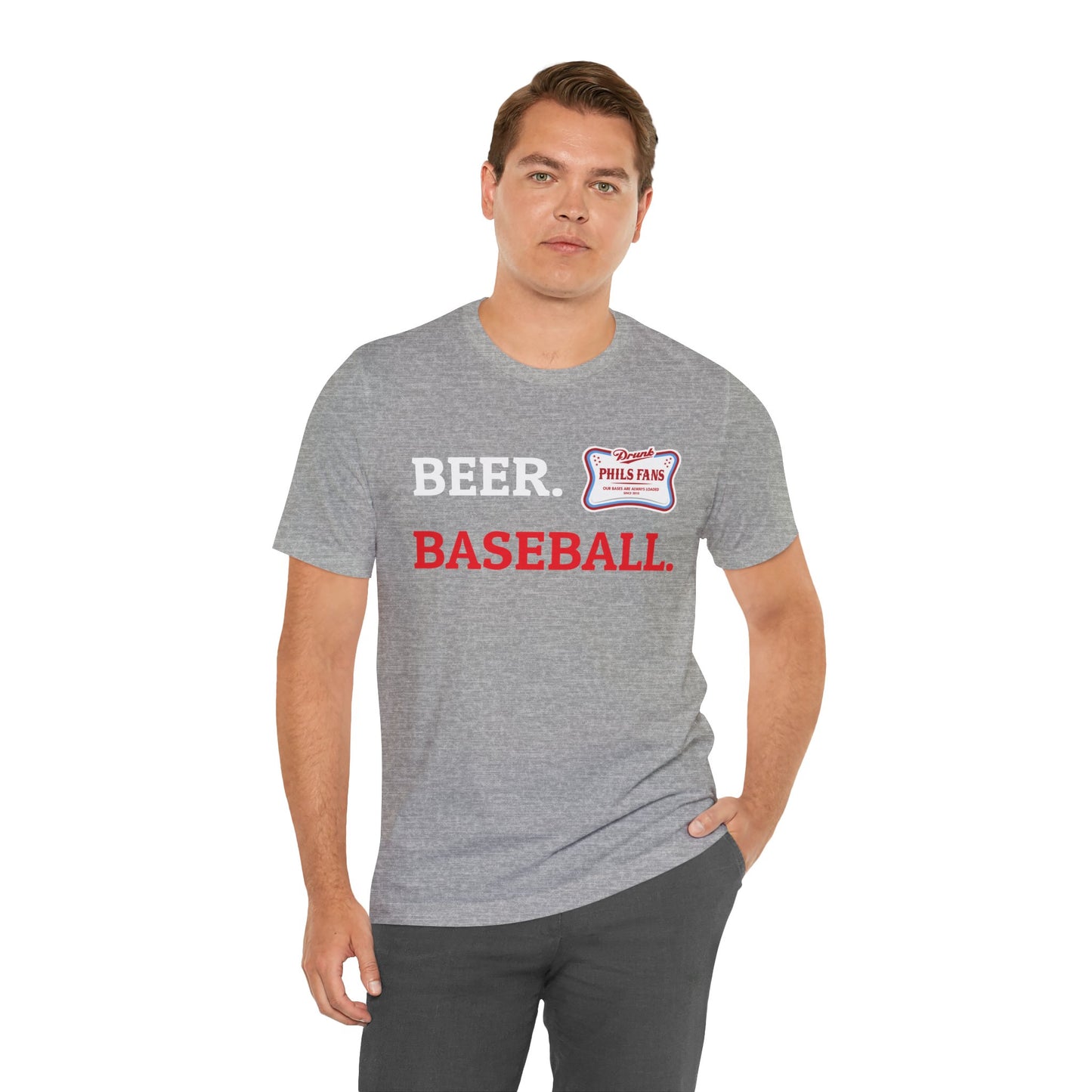 DFP Baseball Tee - DPF and the Phillies and Beer go hand in hand