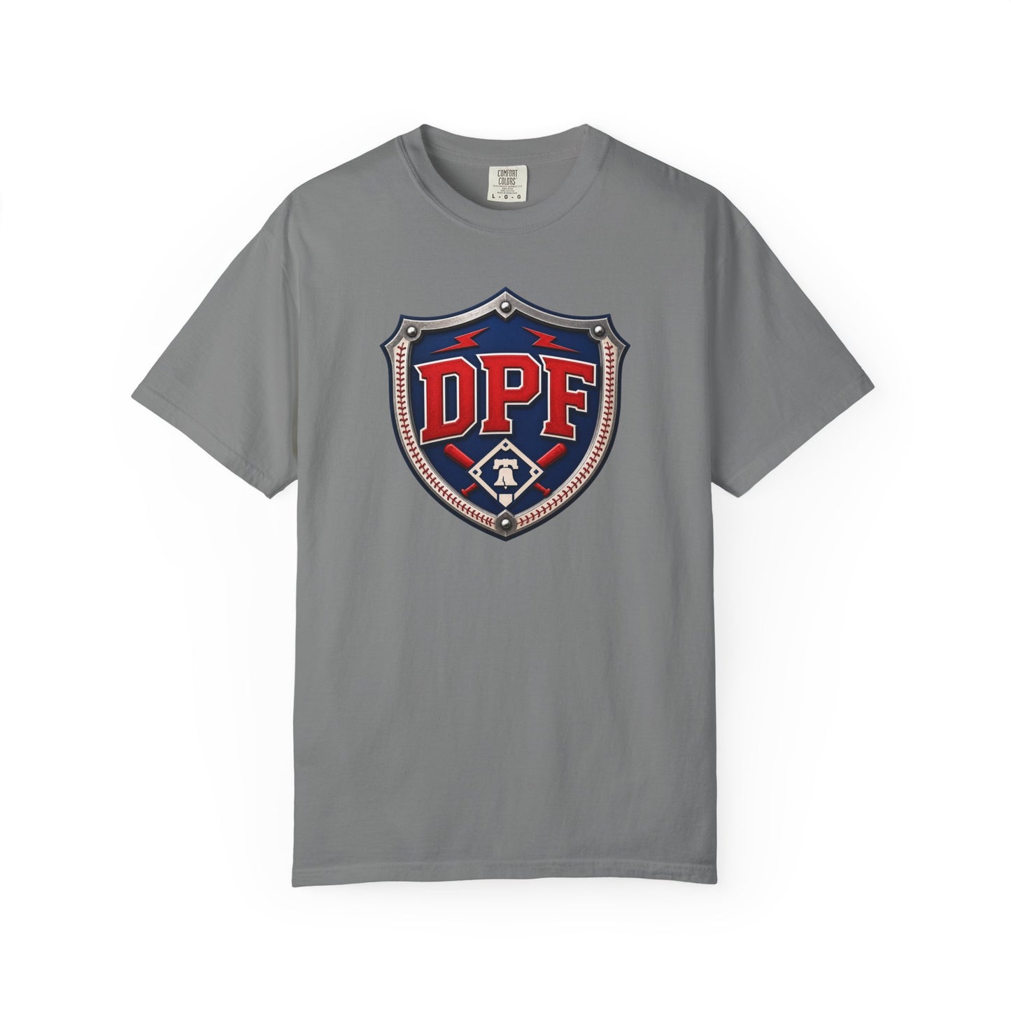 DPF Shield T-Shirt — Vintage Athletic Logo Tee