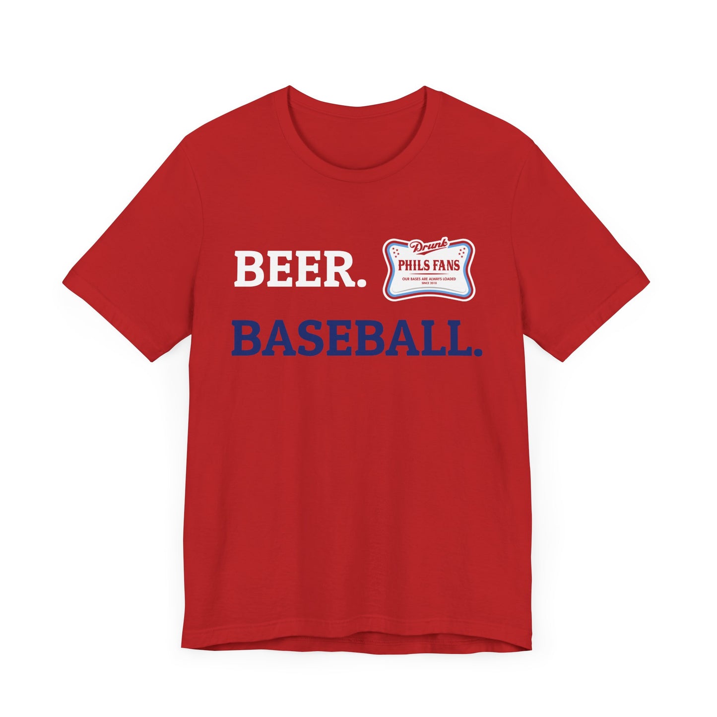 DFP Baseball Tee - DPF and the Phillies and Beer go hand in hand