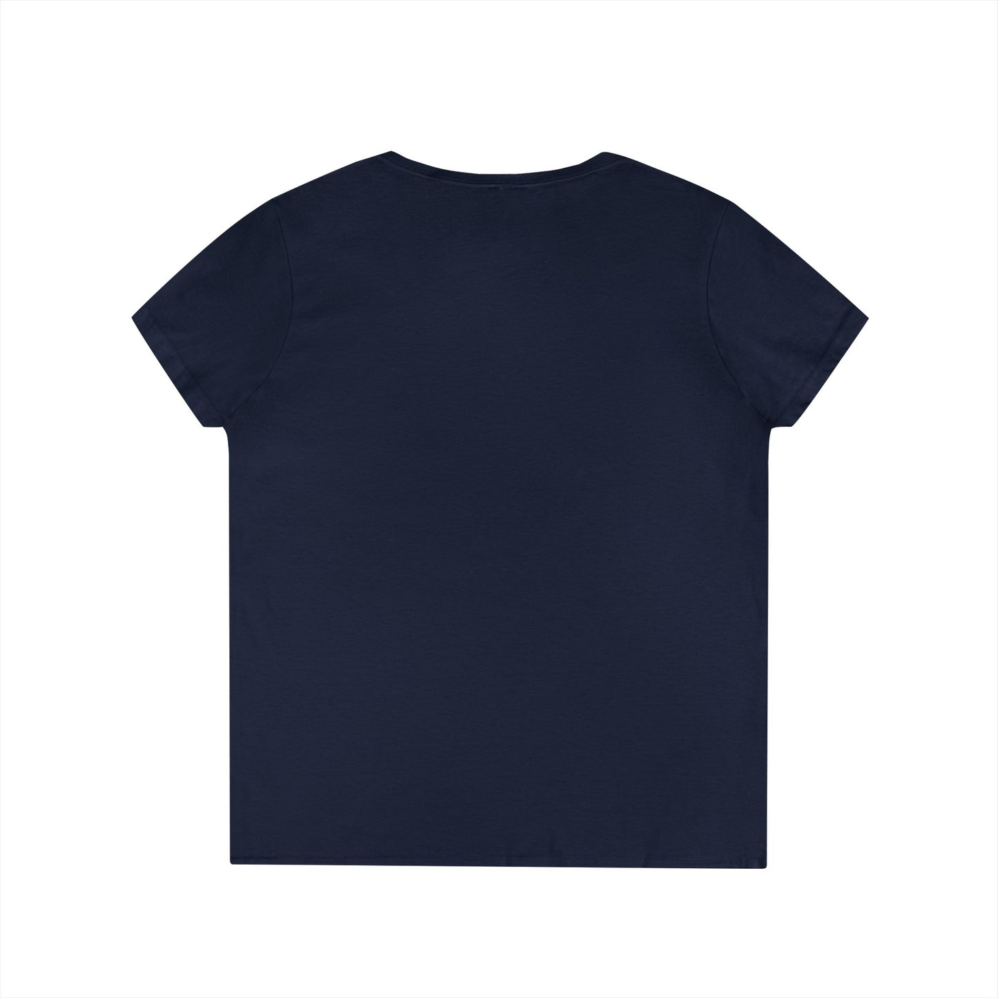 Ladies' V-Neck T-Shirt — Vintage DPF Baseball Logo Graphic Tee