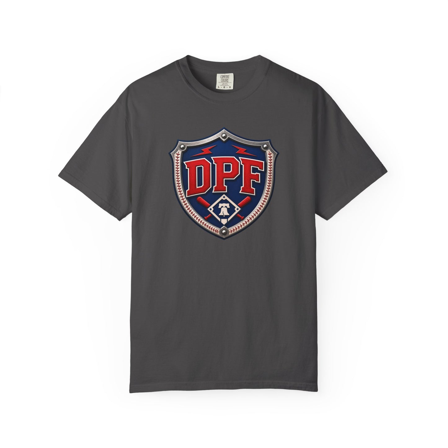 DPF Shield T-Shirt — Vintage Athletic Logo Tee