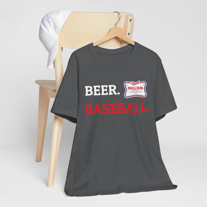 DFP Baseball Tee - DPF and the Phillies and Beer go hand in hand