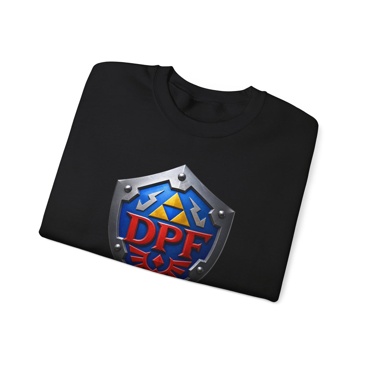 Gaming Shield Crewneck Sweatshirt – DPF Emblem