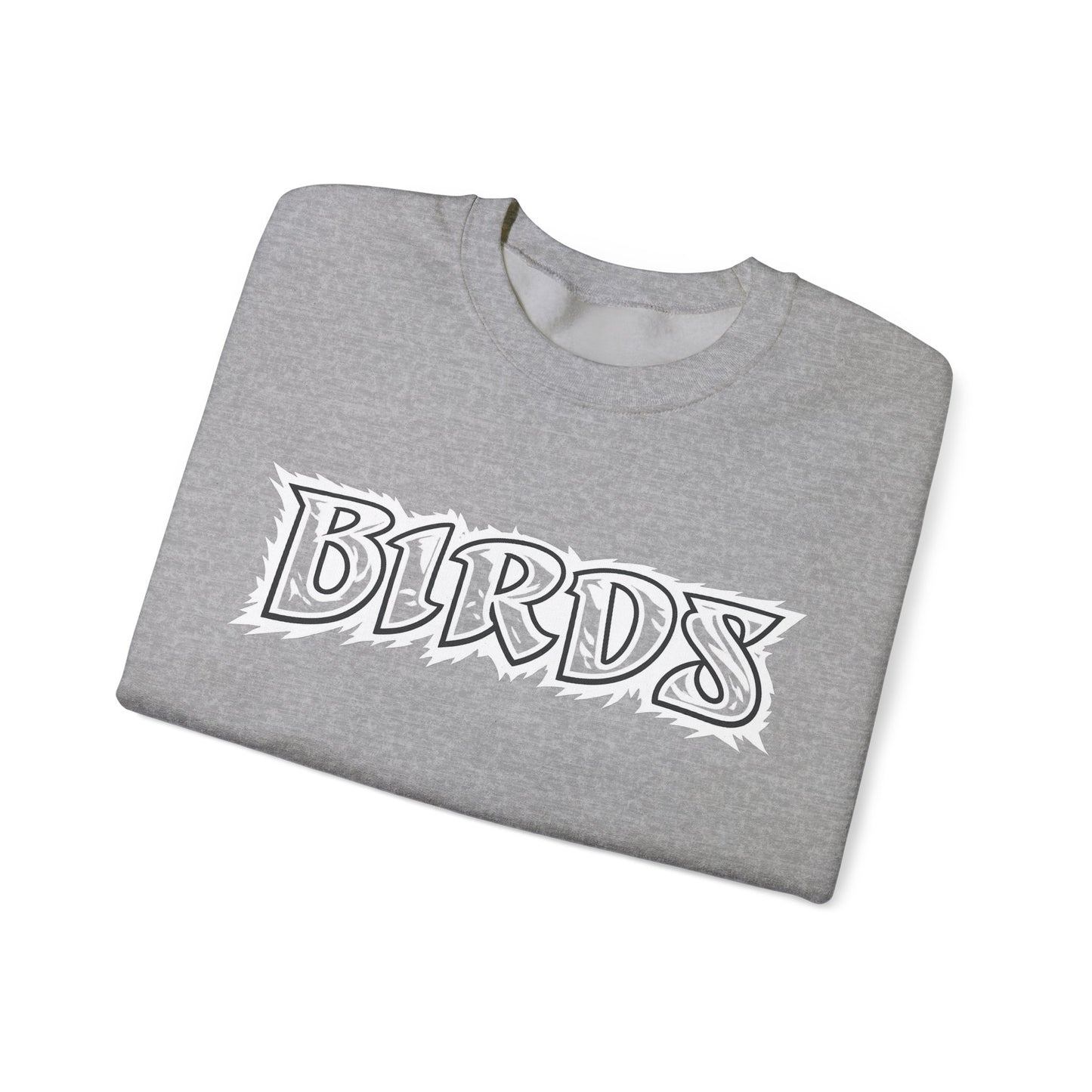 DEF Crewneck Sweatshirt - 'BIRDS' Graphic Streetwear Pullover