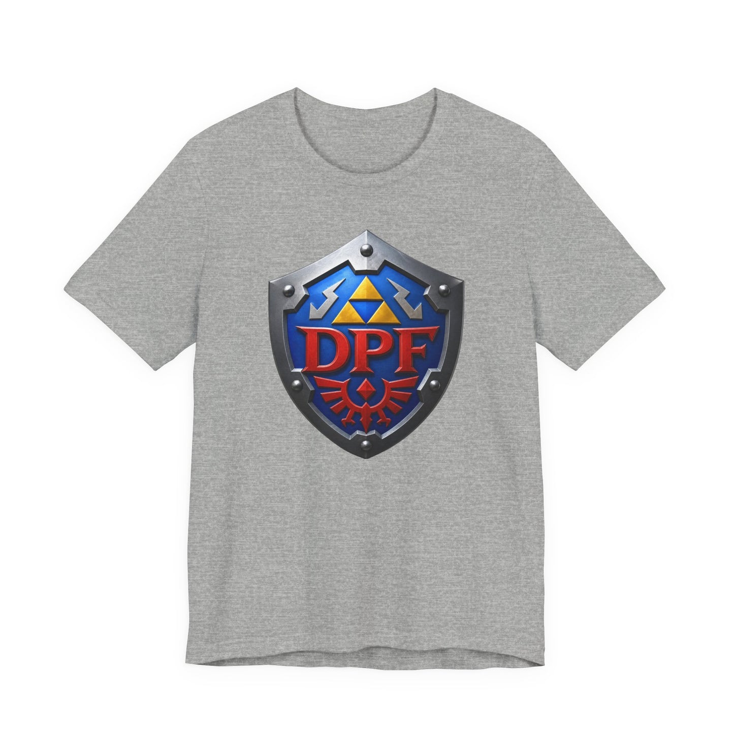 Shield Logo T-Shirt — DPF Crest Gamer Tee