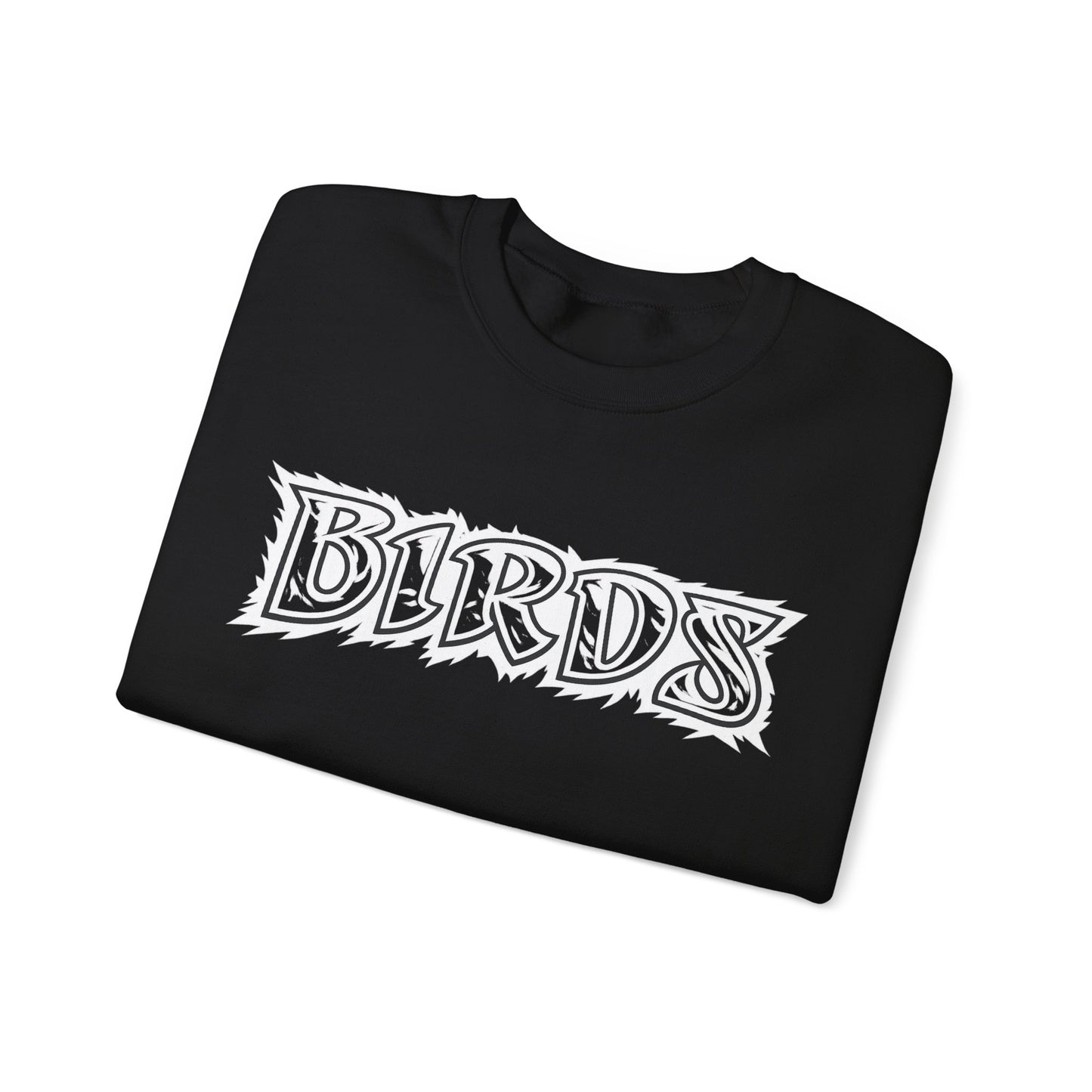 DEF Crewneck Sweatshirt - 'BIRDS' Graphic Streetwear Pullover