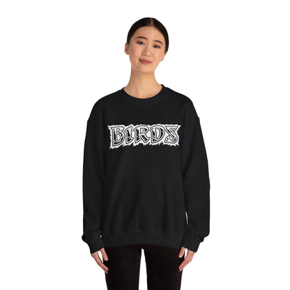 DEF Crewneck Sweatshirt - 'BIRDS' Graphic Streetwear Pullover