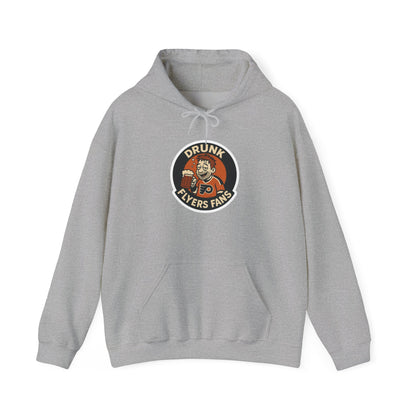 Drunk Flyers Fans Hoodie | Cozy Sports Sweatshirt, Game Day Apparel, Gift for Hockey Lovers, Trendy Unisex Hoodie, Perfect for Tailgates
