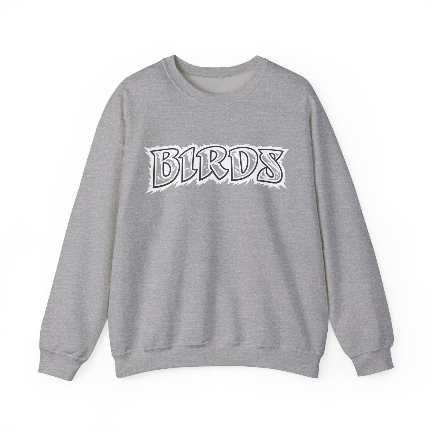 DEF Crewneck Sweatshirt - 'BIRDS' Graphic Streetwear Pullover