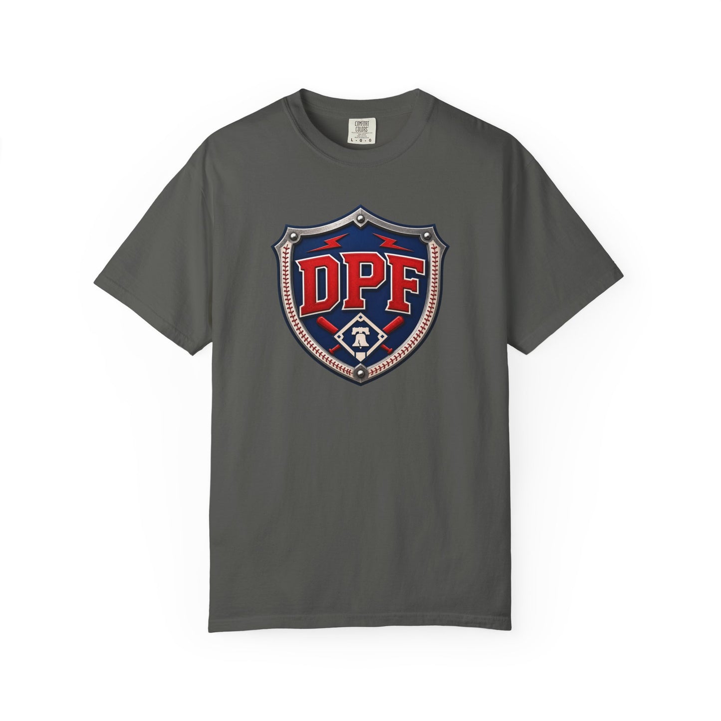 DPF Shield T-Shirt — Vintage Athletic Logo Tee