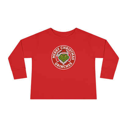 Grinch 'Merry Christmas Grinches' Toddler Long Sleeve Tee